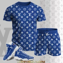 LOUIS VUITTON Premium T-Shirt & Shorts Match AJ 13 Sneaker Hot Summer 2025 LUX-TX+STK-0TCNDDHBG