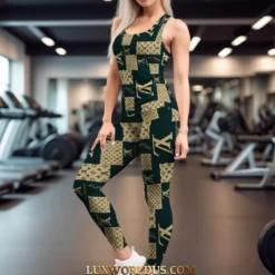 LOUIS VUITTON TankTop Leggings Summer Set 2025 LUX-BS+DDK-0O5RGVLZD