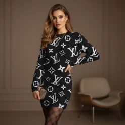 Premium LOUIS VUITTON Sweater Dress LUX-MLQ-NEW1848141