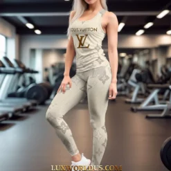 LOUIS VUITTON TankTop Leggings Summer Set 2025 LUX-BS+DDK-0APXXYSEA