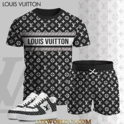 LOUIS VUITTON T-Shirt & Shorts Match AF1 Sneaker Hot 2025 LUX-TX+STK-0FDCWPQF8
