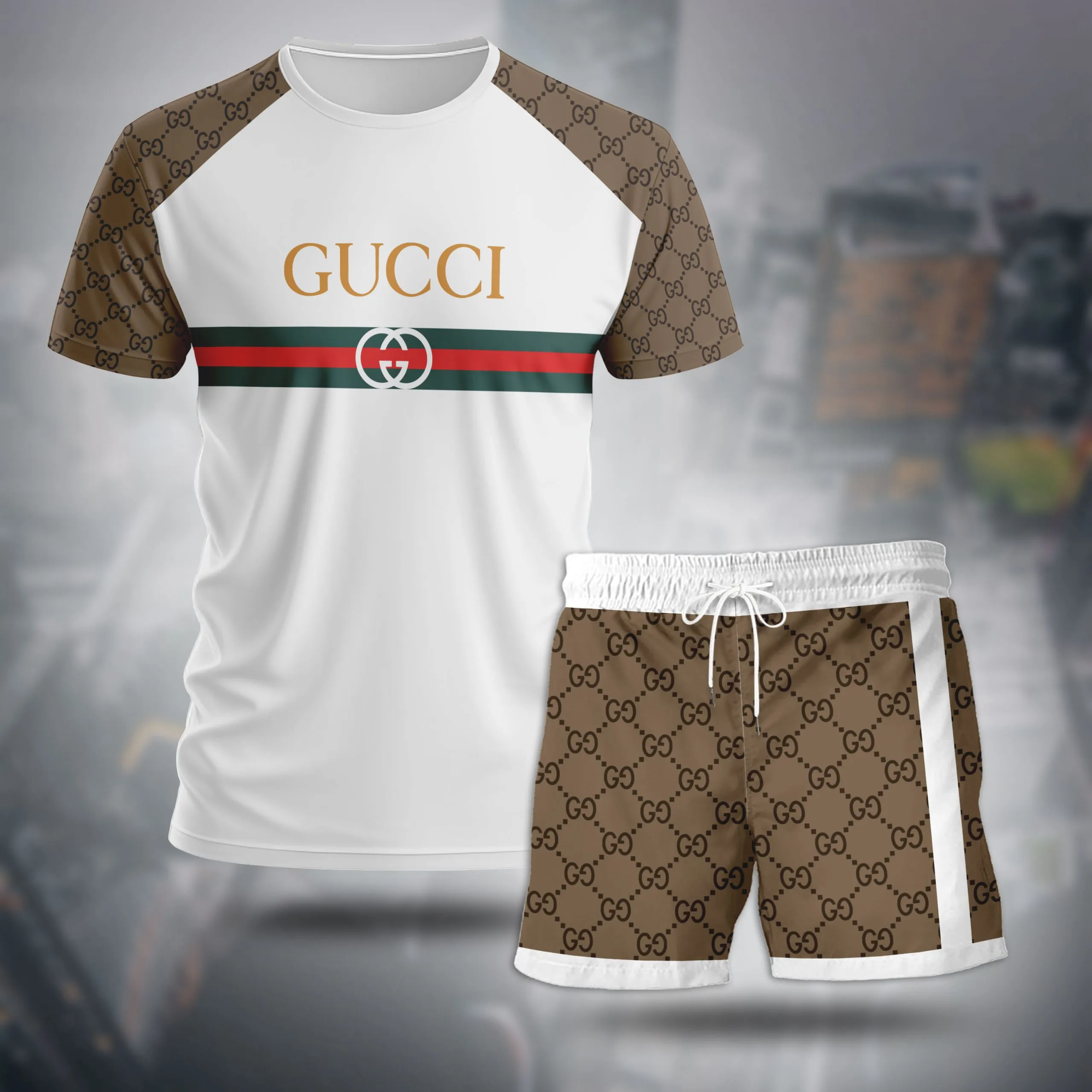 HOT SUMMER 2025 - GUCCI Premium T-Shirt & Short LUX-TX-STK-VS000FJKCTVUJ