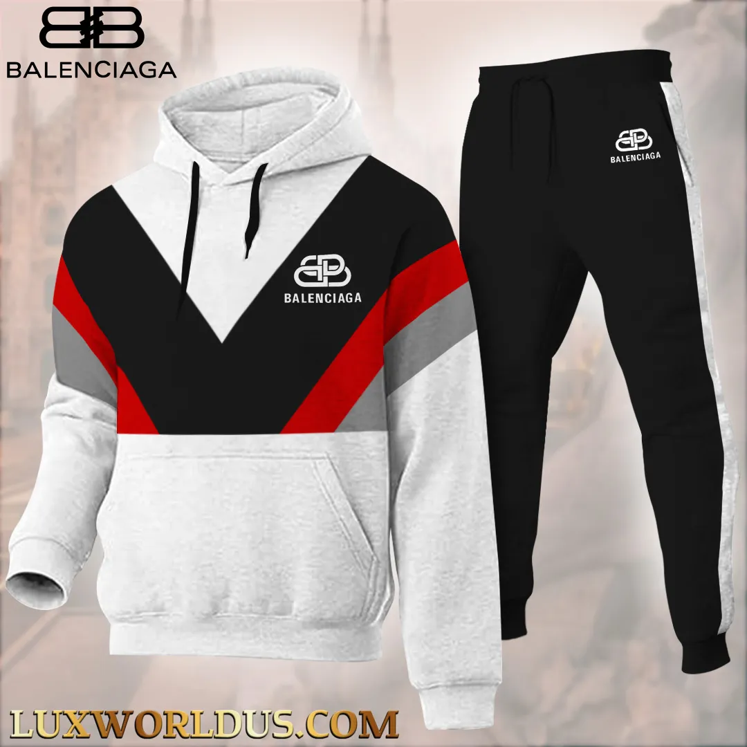 BALENCIAGA Limited Edition HOODIE & PANTS Set 2025 LUX-AF+CK-6R254XVW