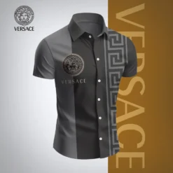 VERSACE Premium Short Sleeve Button Shirt LUX-SP-0011WZ6YVLH