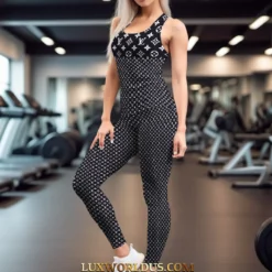 LOUIS VUITTON TankTop Leggings Summer Set 2025 LUX-BS+DDK-0OR2IY9LT