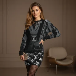 Premium LOUIS VUITTON Sweater Dress LUX-MLQ-NEW1848165