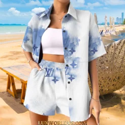 LOUIS VUITTON Premium Women's Hawaiian Summer Set 2025 LUX-TX+STK-0JR04GSF2