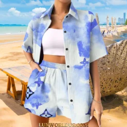 LOUIS VUITTON Premium Women's Hawaiian Summer Set 2025 LUX-TX+STK-0IBVHWVYA