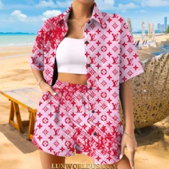LOUIS VUITTON Premium Women's Hawaiian Summer Set 2025 LUX-TX+STK-0LHVUF743