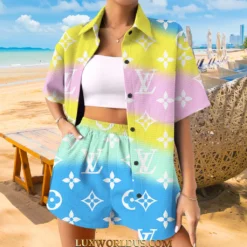 LOUIS VUITTON Premium Women's Hawaiian Summer Set 2025 LUX-TX+STK-0TGIKOKLM