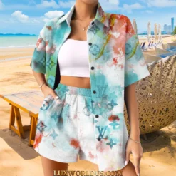 LOUIS VUITTON Premium Women's Hawaiian Summer Set 2025 LUX-TX+STK-0XKIJRKEZ