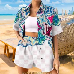 LOUIS VUITTON Premium Women's Hawaiian Summer Set 2025 LUX-TX+STK-0UNBB3PYP