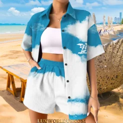 LOUIS VUITTON Premium Women's Hawaiian Summer Set 2025 LUX-TX+STK-0C32RYUPQ