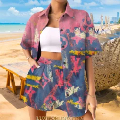 LOUIS VUITTON Premium Women's Hawaiian Summer Set 2025 LUX-TX+STK-0UXDMC4BJ