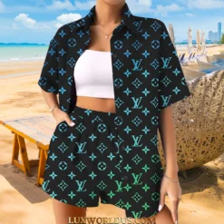 LOUIS VUITTON Premium Women's Hawaiian Summer Set 2025 LUX-TX+STK-0RCO7E0TF