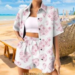 LOUIS VUITTON Premium Women's Hawaiian Summer Set 2025 LUX-TX+STK-0GP2Q7TF0