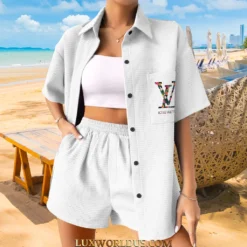LOUIS VUITTON Premium Women's Hawaiian Summer Set 2025 LUX-TX+STK-0QKFKTRUD
