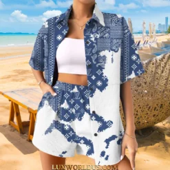 LOUIS VUITTON Premium Women's Hawaiian Summer Set 2025 LUX-TX+STK-03N1XFDGD