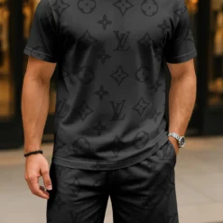 LOUIS VUITTON Limited Edition T-Shirt & Shorts Set  LUX-TX+STK-0N9TYYM7S