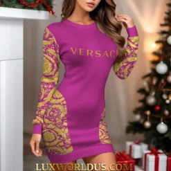 VERSACE Premium SWEATER DRESS Limited Edition 2025 LUX-MLQ-0QUUSDMN4