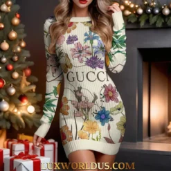 GUCCI Premium SWEATER DRESS Limited Edition 2025 LUX-MLQ-MHHX31L4