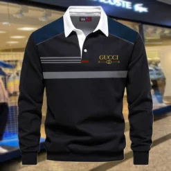 GUCCI Premium Long Sleeve Polo Shirt 2025 LUX-YVWYB -GYBQEEAJ