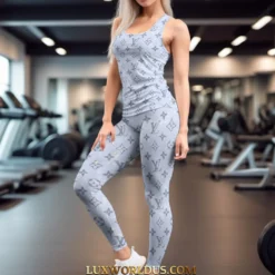 LOUIS VUITTON TankTop Leggings Summer Set 2025 LUX-BS+DDK-0LYJAWVDR