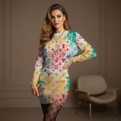 Premium LOUIS VUITTON Sweater Dress LUX-MLQ-NEW1848107