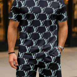 LOUIS VUITTON Limited Edition T-Shirt & Shorts Set  LUX-TX+STK-0K6DODA2N
