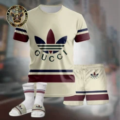 Premium GUCCI T-Shirt & Short x Slides Summer 2025 LUX-TX+STK+Z65-00FSK1GS8P