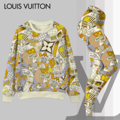 LOUIS VUITTON Premium Sweatshirt & Leggings Set 2025 LUX-WY+DDK-0MTAUU890MN