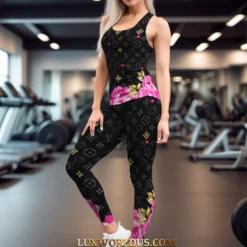 LOUIS VUITTON TankTop Leggings Summer Set 2025 LUX-BS+DDK-0IEPBUGU5