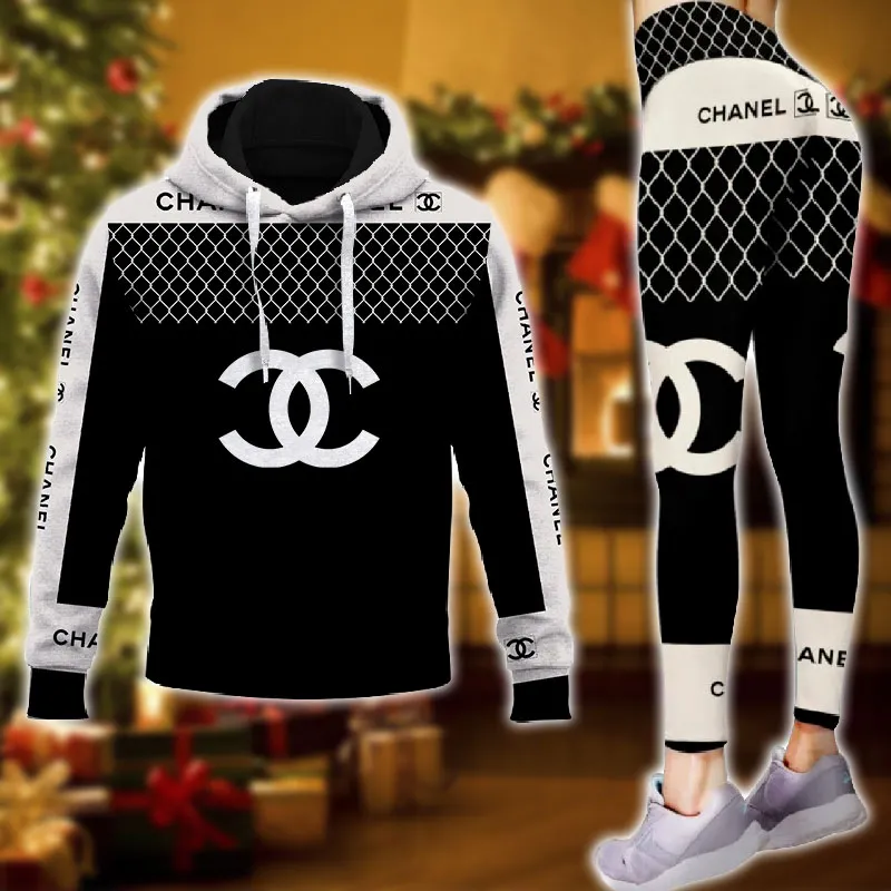 Chanel NEW HOTTEST Hoodie & Leggings Set For WOMEN 2025 MRS-AF+DDK-HOT00028