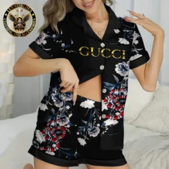 GUCCI 💖 Premium Set Short Pajamas Limited Edition 2024 LUX-WDIS+WDIM-0003WQTORRN