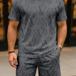 LOUIS VUITTON Limited Edition T-Shirt & Shorts Set  LUX-TX+STK-0TNAJAJEK