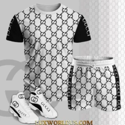 GUCCI Premium T-Shirt & Shorts Match AJ 13 Sneaker Hot Summer 2025 LUX-TX+STK-0P2MIVIFL