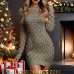 GUCCI Premium SWEATER DRESS Limited Edition 2025 LUX-MLQ-0DEMPJEOP