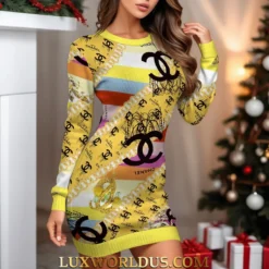 CHANEL Premium SWEATER DRESS Limited Edition 2025 LUX-MLQ-0UXUOGP38