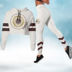 VERSACE Premium Croptop Hoodie and Leggings Set MRS-CRF+DDK-13112319