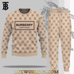 BURBERRY Limited Edition SWEATER & PANTS Set LUX-ZWY+CK-CZITTYQ3