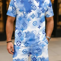 LOUIS VUITTON Limited Edition T-Shirt & Shorts Set  LUX-TX+STK-0ASQN7PFK