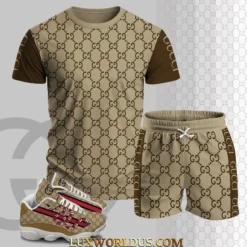 GUCCI Premium T-Shirt & Shorts Match AJ 13 Sneaker Hot Summer 2025 LUX-TX+STK-0CCW7OJEC