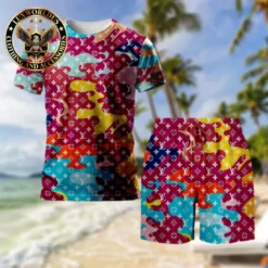 [NEW] Premium LOUIS VUITTON T-Shirt & Short SUMMER 2025 MRS-TX+STK-LV11134