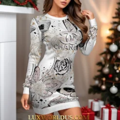 CHANEL Premium Sweater Dress Limited Edition 2025 LUX-MLQ-0FFR1JPFR