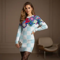 Premium LOUIS VUITTON Sweater Dress LUX-MLQ-NEW1848117