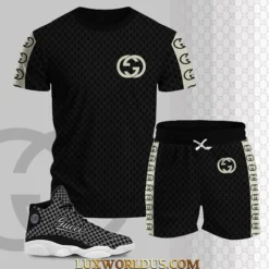 GUCCI Premium T-Shirt & Shorts Match AJ 13 Sneaker Hot Summer 2025 LUX-TX+STK-0H4JATL9D
