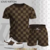 LOUIS VUITTON T-Shirt & Shorts Match AF1 Sneaker Hot 2025 LUX-TX+STK-0EZ4BJNON