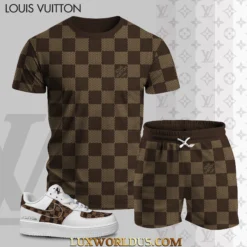 LOUIS VUITTON T-Shirt & Shorts Match AF1 Sneaker Hot 2025 LUX-TX+STK-0EZ4BJNON