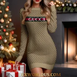 GUCCI Premium SWEATER DRESS Limited Edition 2025 LUX-MLQ-ICMSVTEE
