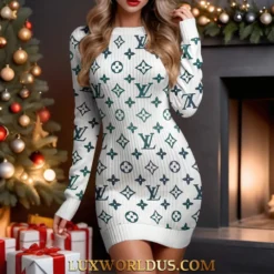LOUIS VUITTON Luxury Sweater Dress Limited Edition 2025 LUX-MLQ-Y1CZZJ3X